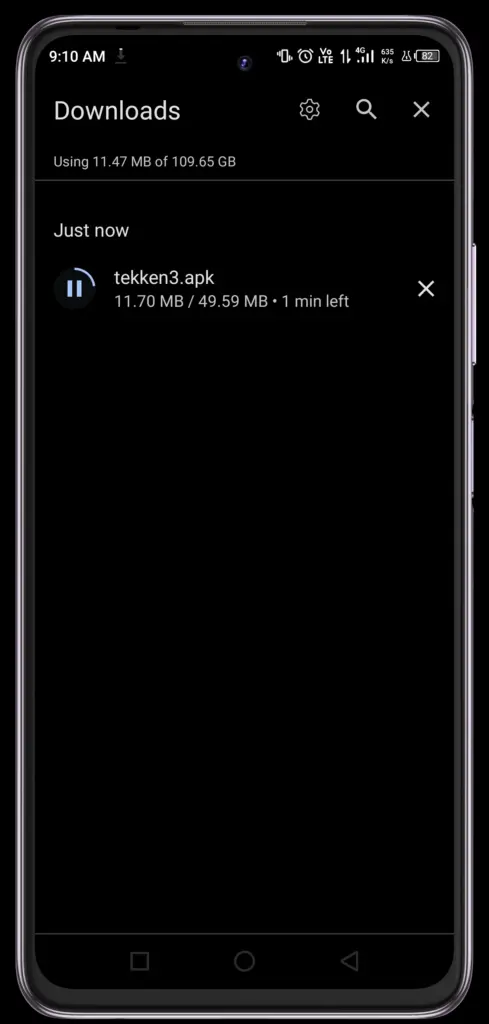 downloading process