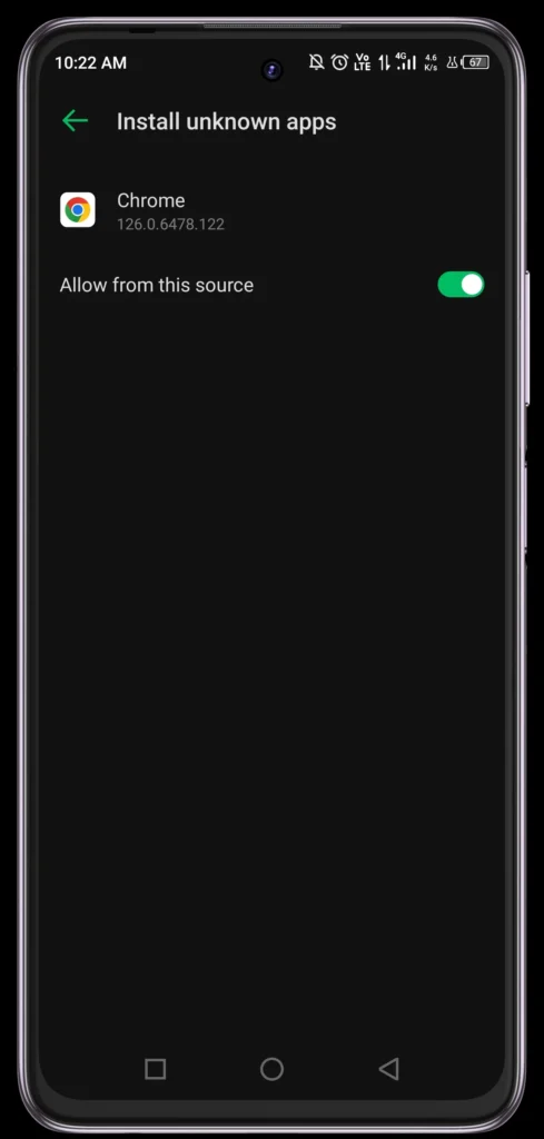 allowing installation of third party apps